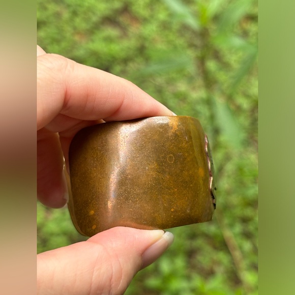 Copper & Abalone Cuff Bracelet - Picture 9 of 13